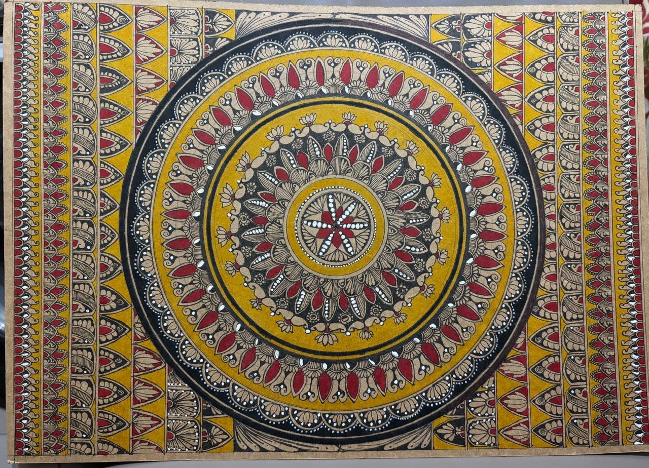 Traditional Golden Mandala