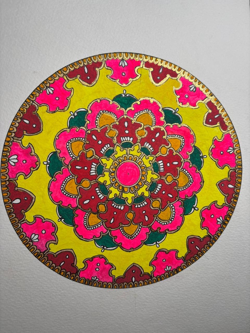Marigold Bloom Mandala