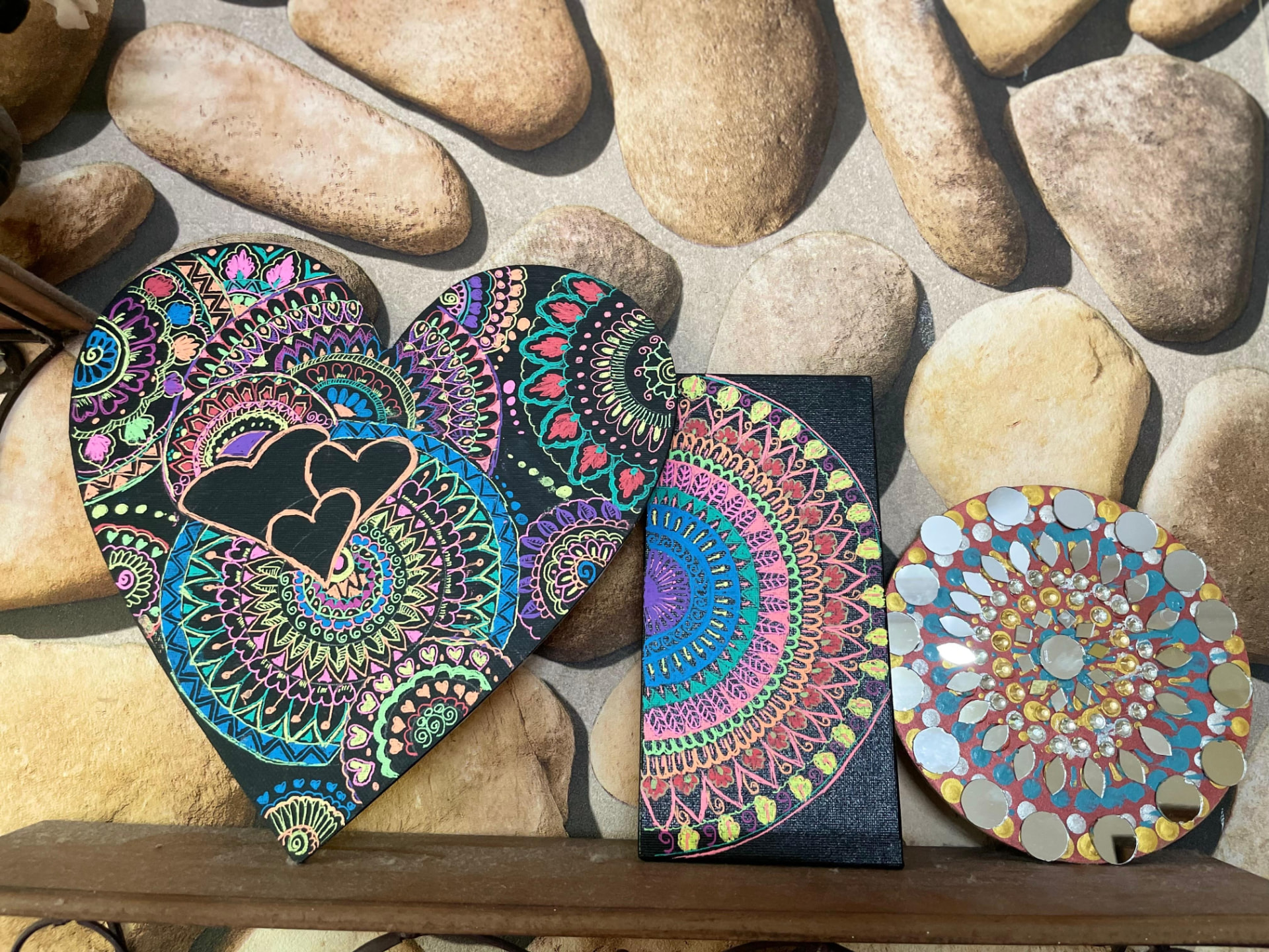 Heart, Arc & Mirror Mandalas