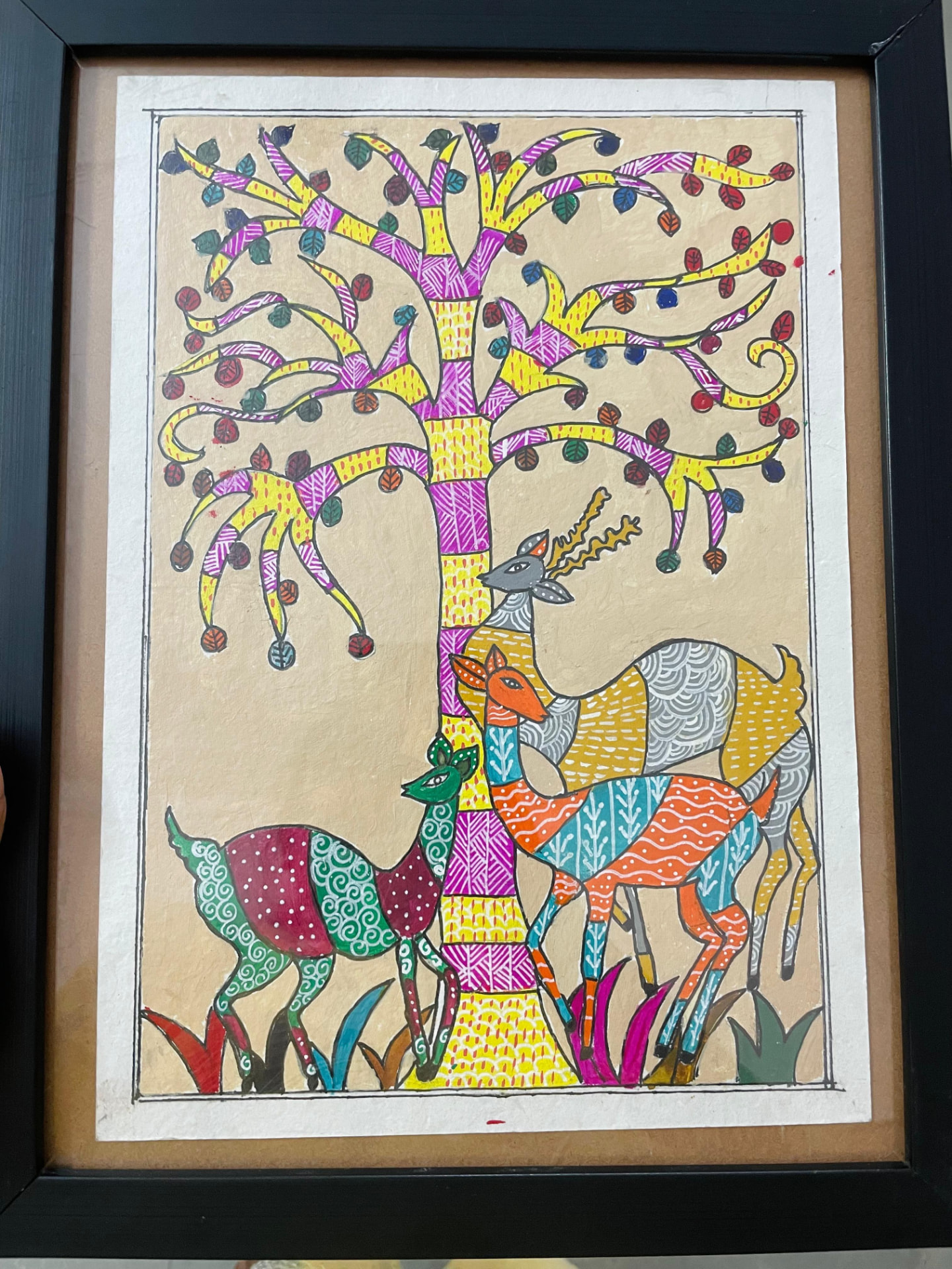 Deer Under the Tree of Life